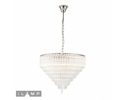 Купить Каскадная люстра iLamp 051D-6 NIC| VIVID-LIGHT.RU