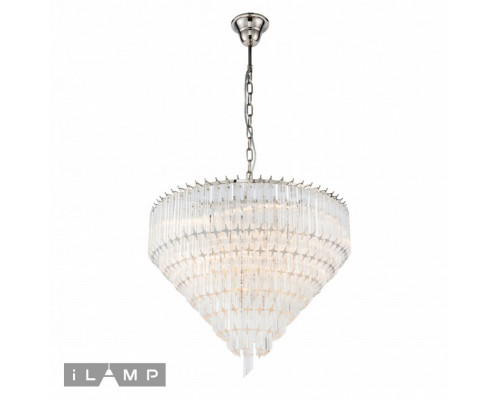 Купить Каскадная люстра iLamp 051D-6 NIC| VIVID-LIGHT.RU