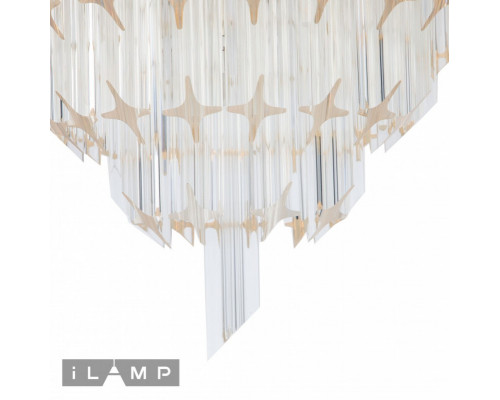 Купить Каскадная люстра iLamp 051D-6 NIC| VIVID-LIGHT.RU