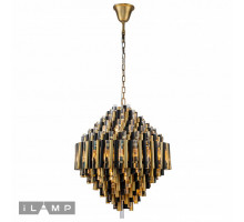 Каскадная люстра iLamp 097D-12 MBR+BK