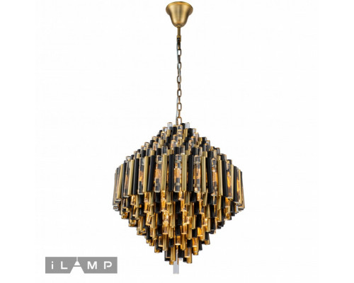 Купить Каскадная люстра iLamp 097D-12 MBR+BK| VIVID-LIGHT.RU