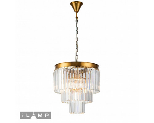 Заказать Каскадная люстра iLamp 7383/6P BR| VIVID-LIGHT.RU