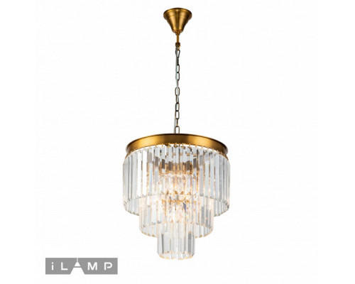 Заказать Каскадная люстра iLamp 7383/6P BR| VIVID-LIGHT.RU
