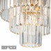 Заказать Каскадная люстра iLamp 7383/6P BR| VIVID-LIGHT.RU