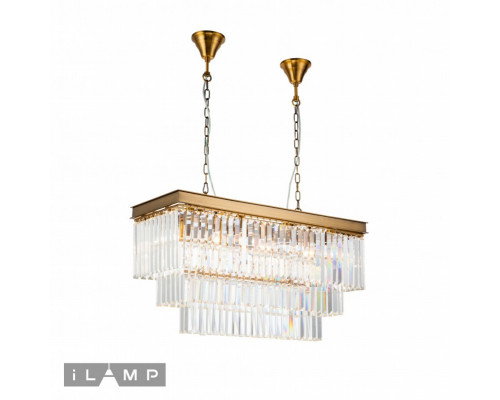 Купить Каскадная люстра iLamp 6119-800 BR| VIVID-LIGHT.RU
