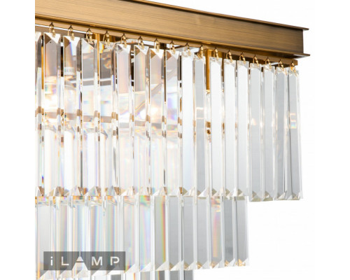Купить Каскадная люстра iLamp 6119-800 BR| VIVID-LIGHT.RU