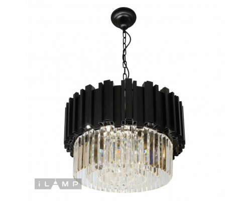 Купить Каскадная люстра iLamp MD8584-6 BK| VIVID-LIGHT.RU