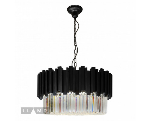Заказать Каскадная люстра iLamp MD8584-10 BK| VIVID-LIGHT.RU