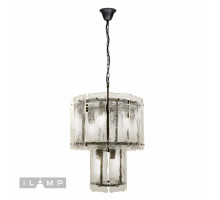 Каскадная люстра iLamp 10440-6+3P BK