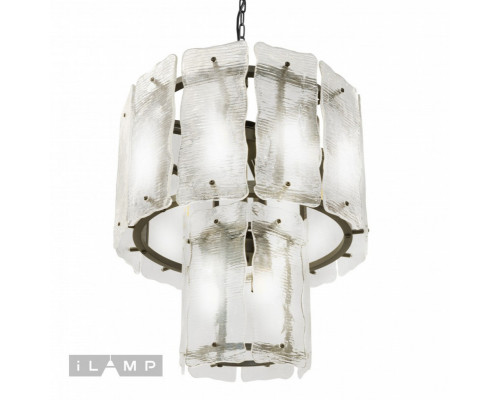 Заказать Каскадная люстра iLamp 10440-6+3P BK| VIVID-LIGHT.RU