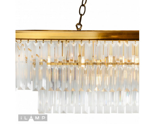 Купить Каскадная люстра iLamp 8945-6A GLD| VIVID-LIGHT.RU
