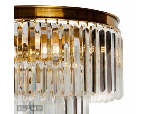 Оформить заказ Каскадная люстра iLamp 8945-4+1 GLD| VIVID-LIGHT.RU