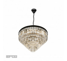 Каскадная люстра iLamp 6101-800 BK