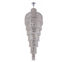 Каскадная люстра Crystal Lux LIRICA SP40 D700 CHROME/GOLD-TRANSPARENT