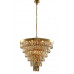 Заказать Каскадная люстра Crystal Lux ABIGAIL SP-PL15 D620 GOLD/AMBER| VIVID-LIGHT.RU