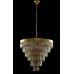 Заказать Каскадная люстра Crystal Lux ABIGAIL SP-PL15 D620 GOLD/AMBER| VIVID-LIGHT.RU