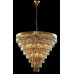 Купить Каскадная люстра Crystal Lux ABIGAIL SP22 D820 GOLD/AMBER| VIVID-LIGHT.RU