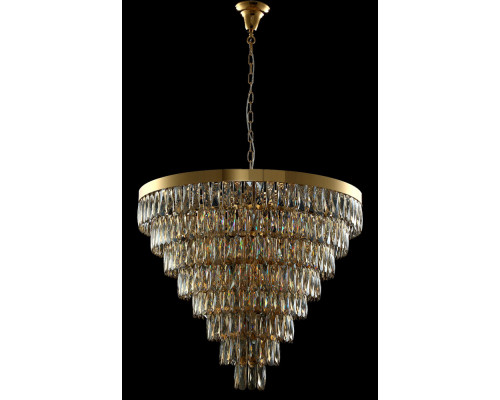 Купить Каскадная люстра Crystal Lux ABIGAIL SP22 D820 GOLD/AMBER| VIVID-LIGHT.RU