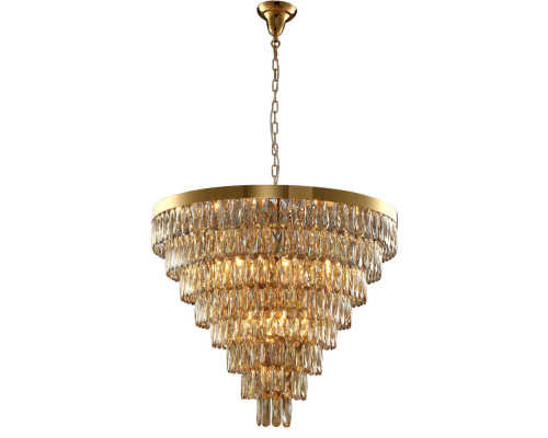 Купить Каскадная люстра Crystal Lux ABIGAIL SP22 D820 GOLD/AMBER| VIVID-LIGHT.RU