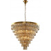 Купить Каскадная люстра Crystal Lux ABIGAIL SP22 D820 GOLD/AMBER| VIVID-LIGHT.RU