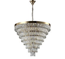 Каскадная люстра Crystal Lux ABIGAIL SP22 D820 GOLD/TRANSPARENT