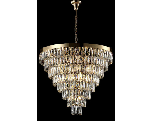 Заказать Каскадная люстра Crystal Lux ABIGAIL SP22 D820 GOLD/TRANSPARENT| VIVID-LIGHT.RU