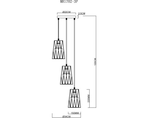 Заказать Каскадная люстра MyFar MR1702-3P| VIVID-LIGHT.RU