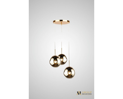 Купить Каскадная люстра AM Group AM352-3GL| VIVID-LIGHT.RU