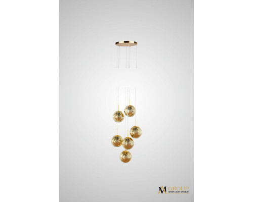 Заказать Каскадная люстра AM Group AM352-6GL| VIVID-LIGHT.RU