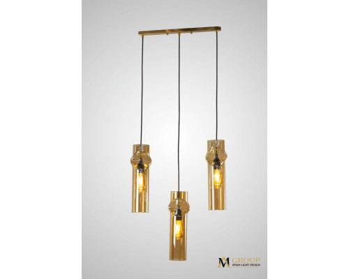Сделать заказ Каскадная люстра AM Group AM357-3AMBER| VIVID-LIGHT.RU