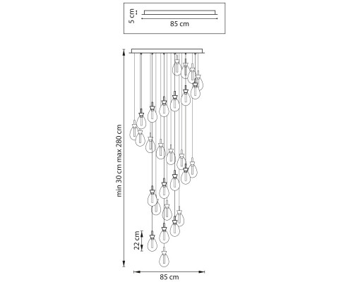 Купить Каскадная люстра Lightstar 805289| VIVID-LIGHT.RU