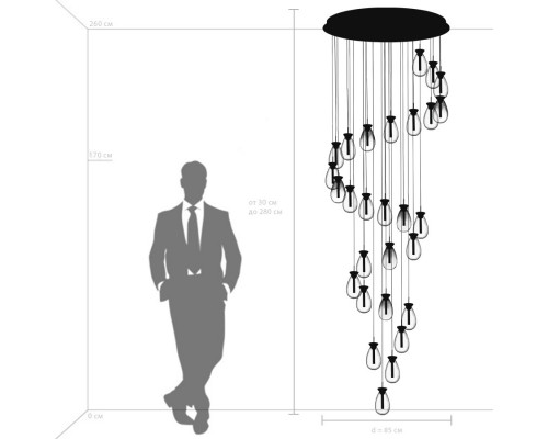 Купить Каскадная люстра Lightstar 805289| VIVID-LIGHT.RU