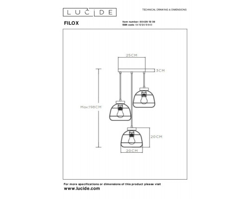 Оформить заказ Каскадная люстра LUCIDE 00429/13/30| VIVID-LIGHT.RU