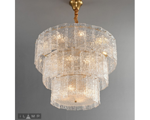 Сделать заказ Каскадная люстра iLamp P6315-D800 BR| VIVID-LIGHT.RU