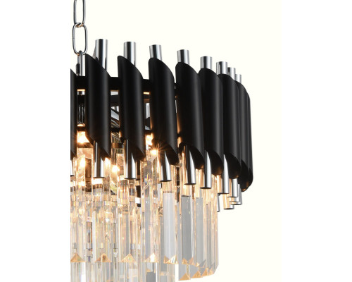 Заказать Каскадная люстра Natali Kovaltseva DARIAN 76017/5C CHROME BLACK| VIVID-LIGHT.RU