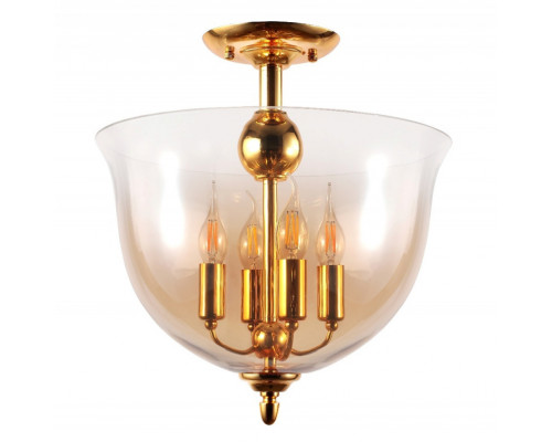 Сделать заказ Люстра на штанге Crystal Lux ATLAS PL4 GOLD| VIVID-LIGHT.RU