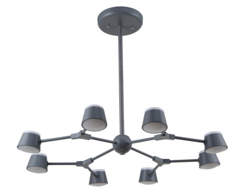 Оформить заказ Люстра на штанге Crystal Lux MADRID SP8 GRAY| VIVID-LIGHT.RU