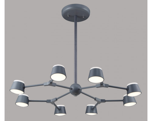 Оформить заказ Люстра на штанге Crystal Lux MADRID SP8 GRAY| VIVID-LIGHT.RU