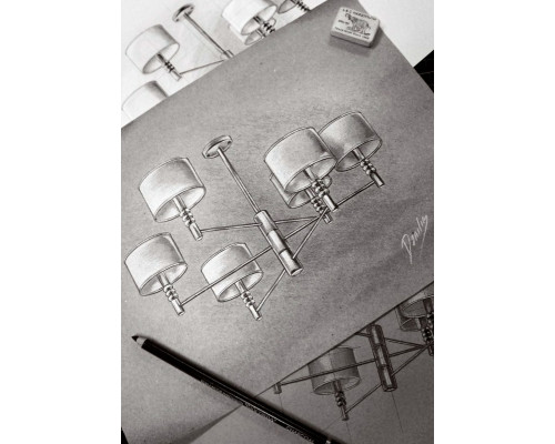 Оформить заказ Люстра на штанге Maytoni MOD527PL-06N| VIVID-LIGHT.RU