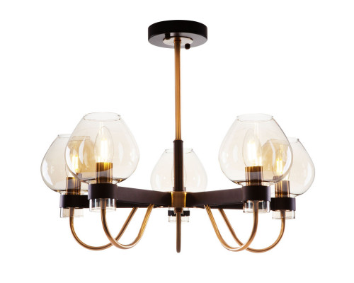 Купить Люстра на штанге Freya FR5028PL-05B| VIVID-LIGHT.RU