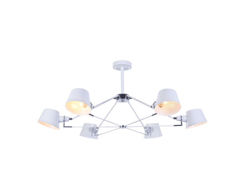 Купить Люстра на штанге Freya FR5038-CL-06-W| VIVID-LIGHT.RU