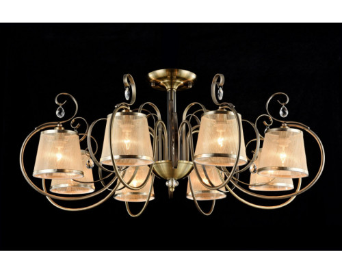 Оформить заказ Люстра на штанге Freya FR2020-CL-08-BZ| VIVID-LIGHT.RU