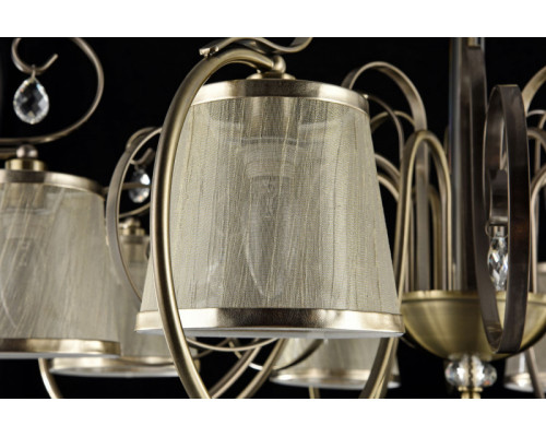 Оформить заказ Люстра на штанге Freya FR2020-CL-08-BZ| VIVID-LIGHT.RU