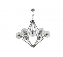 Люстра на штанге Crystal Lux FABRICIO SP7 CHROME/TRANSPARENTE