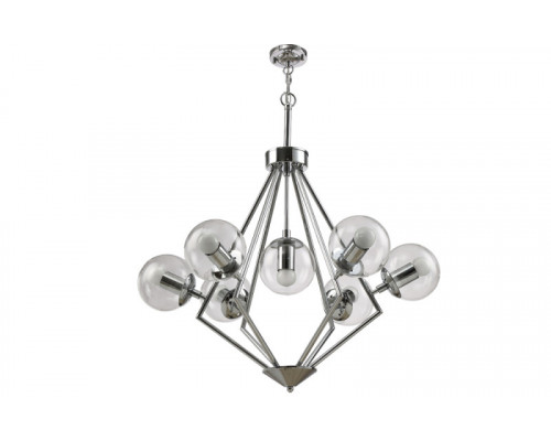 Купить Люстра на штанге Crystal Lux FABRICIO SP7 CHROME/TRANSPARENTE| VIVID-LIGHT.RU