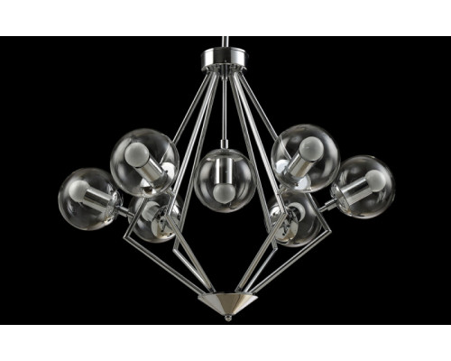 Купить Люстра на штанге Crystal Lux FABRICIO SP7 CHROME/TRANSPARENTE| VIVID-LIGHT.RU