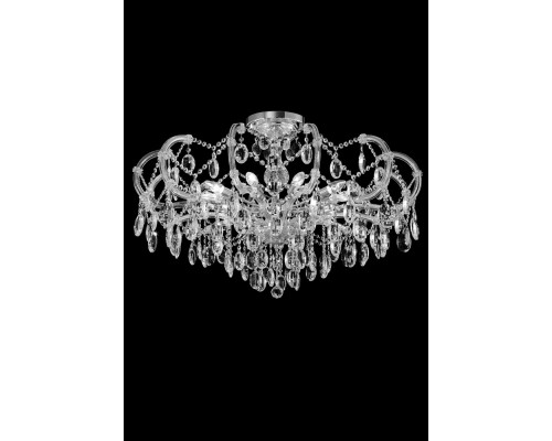 Оформить заказ Люстра на штанге Crystal Lux HOLLYWOOD SP-PL10 CHROME D1000| VIVID-LIGHT.RU