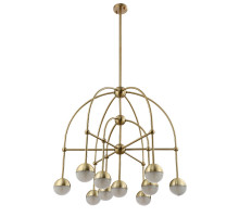 Люстра на штанге Crystal Lux TRUENA SP-PL6+3+1 BRONZE