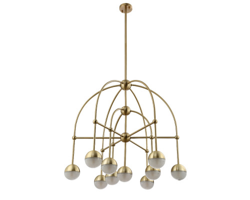 Купить Люстра на штанге Crystal Lux TRUENA SP-PL6+3+1 BRONZE| VIVID-LIGHT.RU