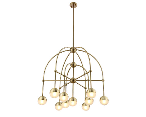 Купить Люстра на штанге Crystal Lux TRUENA SP-PL6+3+1 BRONZE| VIVID-LIGHT.RU